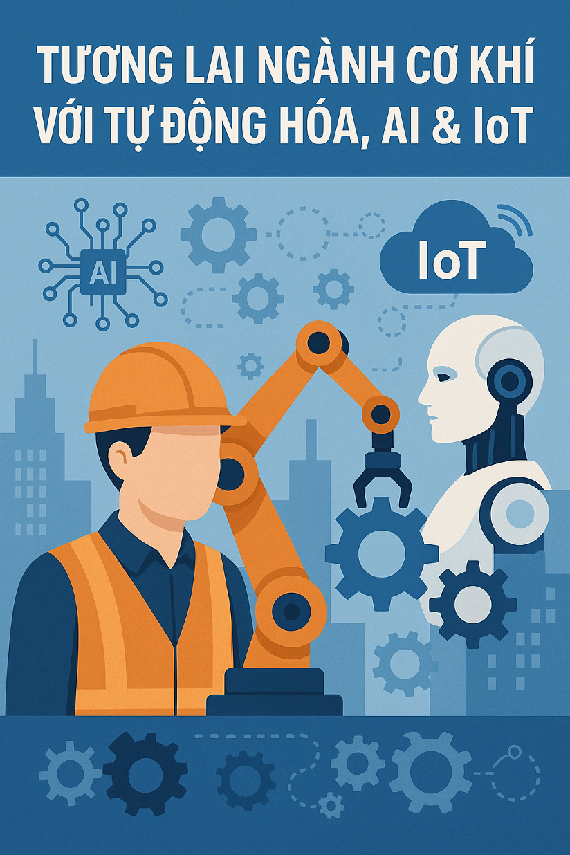 Tương lai ngành cơ khí với tự động hóa, AI & IoT