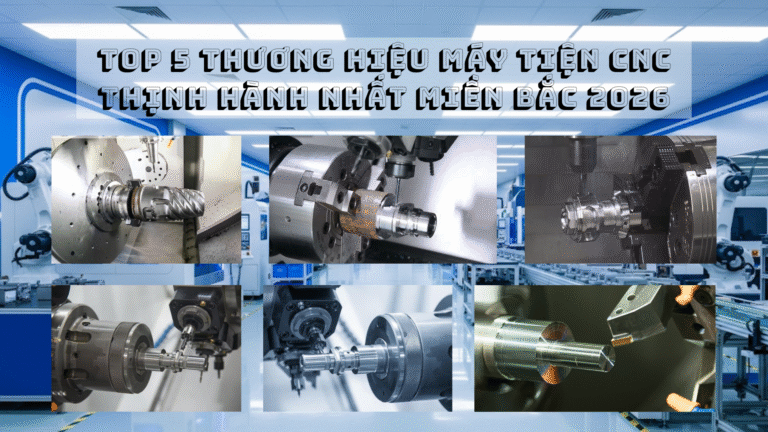 TOP 5 THƯƠNG HIỆU MÁY TIỆN CNC THỊNH HÀNH NHẤT MIỀN BẮC 2026